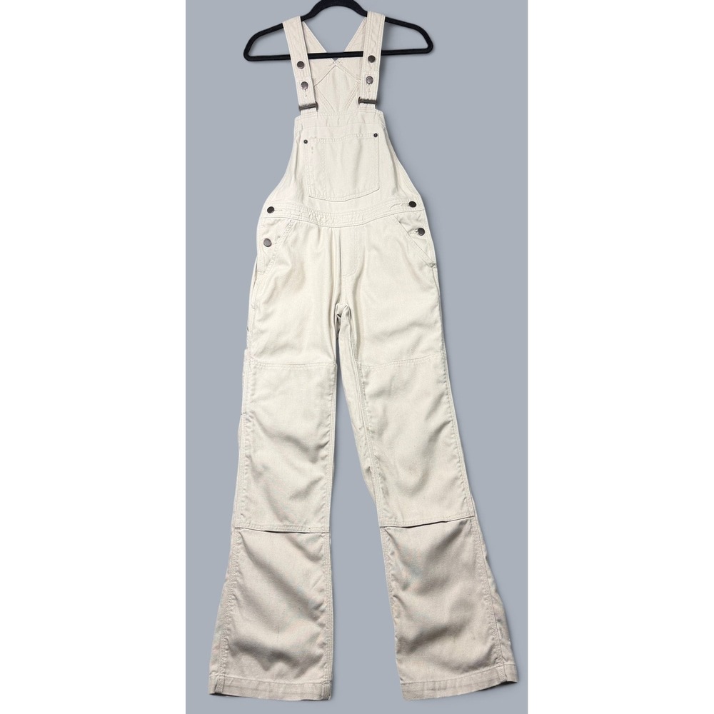 Patagonia Bib Overalls Womens XS Tan All Seasons Hemp Canvas Workwear 56425